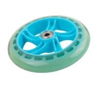 Replacement Scooter Wheel 6 Inch 145mm with Precision 22mm Center Bearing and 8mm Mounting Hole for Stability (blue transparent)