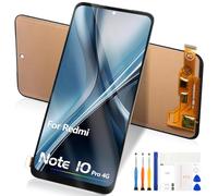 Replacement Screen for Xiaomi Redmi Note 10 Pro/Note 10 Pro Max LCD Display for Redmi Note 10 Pro LCD Screen Touch Screen Digitizer Assembly M2101K6G M2101K6R