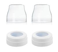 Replacement Screw Rings, Caps Compatible with Philips Avent Anti-Colic Bottles 4oz /9oz /11oz; Not for Natural Bottles ; Not Original Avent Replacement Parts (2 Pack)