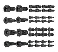 Replacement Screws Compatible with For Ring Doorbell, Set of 40 Carbon Steel Security Screws for For Ring Doorbell, For Ring Doorbell 2 and For Ring Doorbell Pro