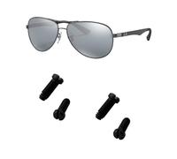 Replacement Screws for CARBON FIBER RB8313 8301 88307 8303 Sunglasses Repair Kit (Set of 4),Screwdriver (black)