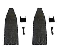 Replacement Seat Cloth for Hanging Swing Chair Crafted from For Textilene Material, Providing a Long Lasting and Secure Fit (2pcs with pockets)