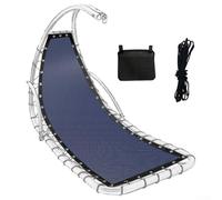 Replacement Seat Cloth for Hanging Swing Chair in Cloth Material Suitable for Outdoor Use Long Lasting and Compatible with Various Sizes 64x197x23CM (navy blue A)