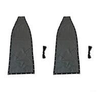 Replacement Seat Cloth for Hanging Swing Chair Made from For Textilene Fabric Offering Reliable Support and Suitability for Indoor and Outdoor Use 64x197x23CM (2pc without pockets)