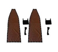Replacement Seat Cloth for Hanging Swing Chair Made from For Textilene Material, Provides Reliable Support and Longevity, Includes Ropes and Side Bags in Different Quantities (2pcs with pockets)