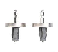 Replacement Set 2PCS Toilet Lid Hinge Screws Stainless Steel Fixing Bolts Compatible with Most Toilet Lids with Top Fixed Hinges (45MM)