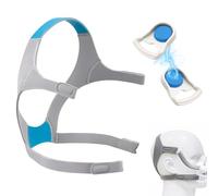 Replacement Set for Resmed Airfit F20 Cpap Mask Adjustable Cpap Mask Headgear Nose Mouth Cushion Accessories with Two Magnetic Clips (L)