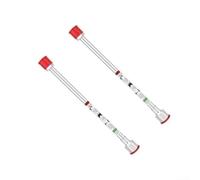Replacement Set of 2 Airless Paint Sprayer Nozzle Extension Rods for Safe and Efficient Painting with Aluminum and Stainless Steel Construction (25CM)