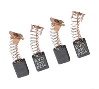 Replacement Set of 4 Carbon Brushes for RAGE3-S and Fury 3-S Miter Saws 210mm E113, Suitable for Evolution 2 Mitre Saw Motor Maintenance