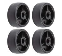 Replacement Set of 4 Caster Wheels for Fitness Machines Compatible with For Treadmills and Exercise Bikes Using 50x18x8mm Mounting Size