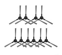 Replacement Set of Side Brushes for Nedis WIFIVCR001CBK Robot Vacuum 3/5 Pairs Nylon Material Designed for Thorough Floor Cleaning (5 Pairs)