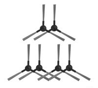 Replacement Set of Side Brushes for Nedis WIFIVCR001CBK Robot Vacuum 3/5 Pairs Nylon Material Designed for Thorough Floor Cleaning (3 Pairs)