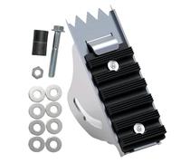 Replacement set pull -out feet -Non slip repair components made of aluminum safe use perfect loft stairs, dormitories, workbenches, drills, home improvement