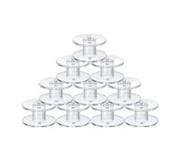 Replacement Sewing Machine Bobbins - Class 15 Standard - Universal Clear Plastic - Compatible with Brother, Janome, Singer, Elna, Kenmore & Other Brands - Smooth & Reliable Stitching (10 Pcs)