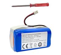 Replacement Shark RVBAT850 Battery for Shark Ion R75, R85, RV850, S87, RV851WV Robot Vacuum Cleaners, 2600mAh, 14.4v/14.8v (Attention: 2-Prong Connector)