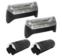 Replacement Shaver Head for Series 1, Shaving Head S1 Replacement Shaving Part 10B/20B with Precision Trimmer for Men's Electric Shaver Seire 1 (2 Sets)