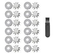 Replacement Shaver Heads Compatible with Pitbull Skull,13PCS Shaver Replacement Blades Compatible with Pitbull Skull Comes with 1 Cleaning Brush, Compatible with Skull Shavers Pitbull Gold Pro Shavers