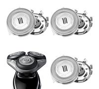 Replacement Shaver Heads for Philips Electric Shaving 1000 2000 3000 5050 Series. Stainless Steel Cutting Shaver Heads Compatible with Phillips AT8xx/AT7xx/PT8xx/PT7xx Series (Silver, 3 Pcs)