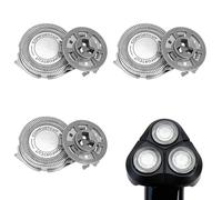 Replacement Shaver Heads for Philips SH30/50 Series 1000 2000 3000 5000 Replacement Electric Shaving Blades Stainless Steel Cutting Head Compatible with Phillips Series AT8xx AT7xx PT7xx (3 Pack)