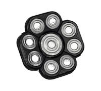 Replacement Shaver Heads Men - 9-Head Rotary Tool, Shaving Item Attachment, Double-Ring Speed | Shaving Head Kit, Electric Razor Refills for Wet Dry Bald Grooming, Facial Shaving Care, Bald Head R