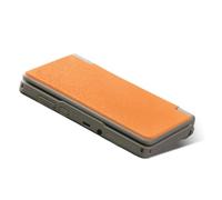 Replacement Shell Cover Compatible with Ayn Thor - Textured Leather-Like Protective Case for Portable Gaming Device (Orange)