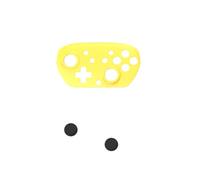 Replacement Shell for Switch 2 Pro Controller with Button Caps, Custom Protective Cover with Joystick Caps, Snap On Design for Quick Installation, Precise Fit Gaming Accessories (Yellow)