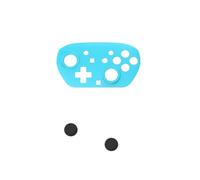 Replacement Shell for Switch 2 Pro Controller with Button Caps, Custom Protective Cover with Joystick Caps, Snap On Design for Quick Installation, Precise Fit Gaming Accessories (Blue)