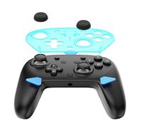Replacement Shell for Switch 2ND Generation Pro Game Controller - NS Pro Controller Replacement Cover + Key Caps JYS-NS2326(Translucent Blue)