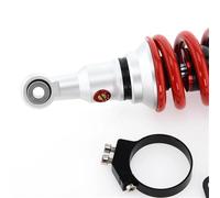 Replacement shock 260mm Motorcycle Adjustable Spring Hydraulic Rear Shock Absorber For H-ONDA Grom MSX125(Black- Silver)