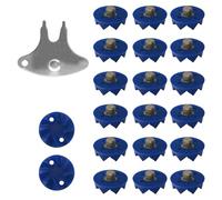 Replacement Shoe Spikes, Non-Slip Studs, Track Spikes, Shock-Absorbing Traction Accessories, 20 Pieces With Secure Grip And Durability, For Outdoor Running Field Training Safety