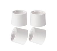 Replacement Short Lamp Shade, Lamp Holder Skirt, White 28mm (1.1/8 inch) - Pack of 4 Pieces