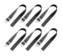 Replacement Shoulder Pad Straps for American Football Pack of 6 Elastic | With T-hook and football shoulder pad strap for youth training, exercise and leisure in the job