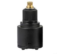 Replacement shower cartridge with thermostatic function for maintaining steady water temperature in bathroom fixtures (Reverse)