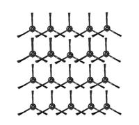 Replacement Side Brush,Compatible for Roborock,S50 S51 S55 S6 S60 S6 Pure S6 Maxv S5 Max E25 E35 S8 G10 Q7 Robot Vacuum Cleaner Accessories Easy-Install(Black 20pcs)