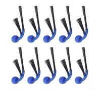 Replacement Side Brush For Ecovacs T50pro X8 T80 N50 T50s Robot Vacuum Cleaner Nylon Corner Sweeping Accessory Pack Of 10 Pieces Black Color