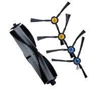 Replacement Side Brush for Robotic Vacuum Cleaners, Compatible with for SilverCrest SSR1/SSRA1 and for Eufy A9s/A9/A7/A80 Plus/A10s/L100, High-Efficiency Rubber-Tread Design for Edges and Corners