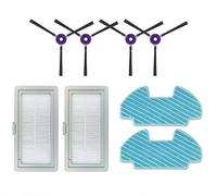 Replacement Side Brush Hepa Filter Mop Rag Compatible with Midea I5 I5C VCR07 VCR08 MR09 Robot Vacuum Accessories (Set C)