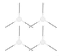Replacement Side Brush Kit Compatible with, for XIAOMI for MIJIA B116 X20 Plus, Robot Vacuum, Nylon Bristles Corner Cleaning Tool Installation White(4pcs)