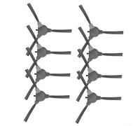 Replacement Side Brush Set 8pcs for Oulemei OLM-XCY015 Vacuums - Sturdy Plastic Hub Flexible Tips Deep Clean Hard Floors