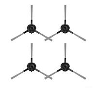 Replacement Side Brush Set for Airzeen R7 Airzeen J10 For Laresar P10 Robot Vacuum Cleaner Efficient Edge Cleaning Design (4 PACK)