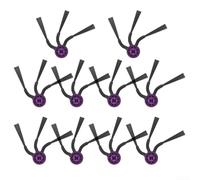 Replacement Side Brush Set for Eureka E20 and for Evo Plus Robot Vacuum Cleaner, Sturdy Plastic Nylon Design for Efficient Edge and Corner Cleaning, Available in Pack of 4 or 10(10 PACK)