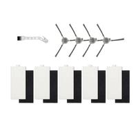 Replacement Side Brush Set for Lefant M1 and M2 Pro Robot Vacuum Cleaner - 4-Pack Side Brushes + 1 Cleaning Brush, Durable ABS Plastic, Deep-C