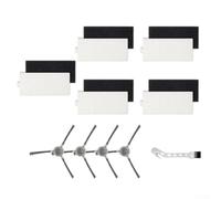 Replacement Side Brush Set for Lefant M1 Plus M2 Pro Robot Vacuum Cleaner - 4-Pack Side Brushes 1 Cleaning Brush Heavy-Duty Abs Plastic Deep-Clean Carpet Edges