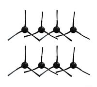 Replacement Side Brushes 8pcs for Medion for x21 SW+ MD 11500 - High Efficiency Edge Cleaning Parts Black