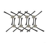 Replacement Side Brushes 8pcs for ROPVACNIC A1 Robot Cleaner - Enhanced Cleaning Efficiency Corner Edge Sweeping Accessories Grey