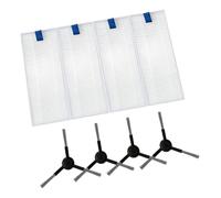 Replacement Side Brushes and Filters Set for Tefal for X-Plorer Series 130 AI Robot Vacuum Cleaner Compatible with RR90 RR9065 RR9067 Models(A)