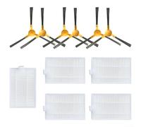 Replacement Side Brushes and For Kenmore 31510 For Robot Vacuum Cleaner - 6-Pack Side Brushes + 5-Count For HEPA-Compatible Filter Set