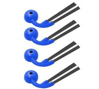 Replacement Side Brushes Compatible With For Ecovacs For Deebot T80s And Omini Robot Vacuum Cleaner Nylon Bristles For Corner Edge Cleaning For Home Floor Care Accessory Kit Pack Of 4 Pieces Black