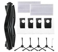 Replacement, Side Brushes, Filters, and Dust Bags for Eureka J20 and For Midea W20 Robot Vacuums Providing Complete Floor Cleaning Maintenance Kit