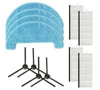 Replacement Side Brushes, Filters, and Mop Cloths for 360 For Smartai C50 G50 Maximize Your Vacuum's Performance